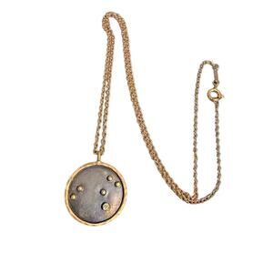 Satya Gold Cancer Zodiac Constellation Pendant Necklace